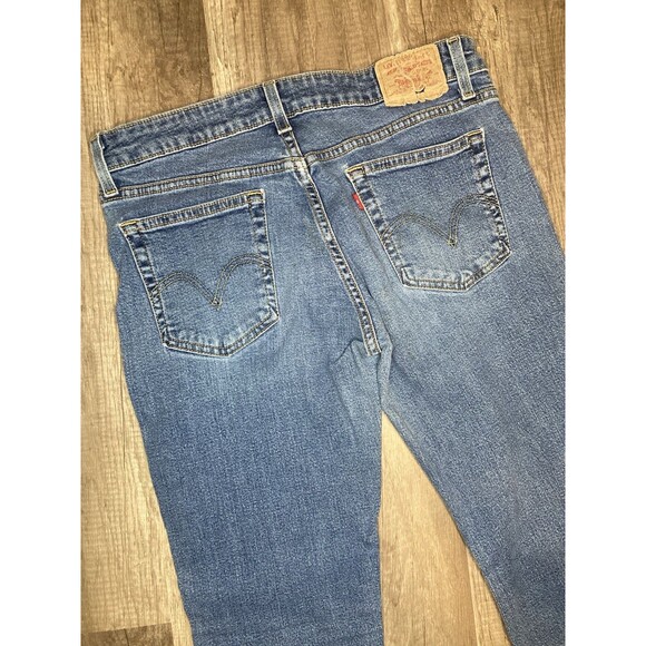 Vtg Y2K Levi's 518 Jeans 9M JR Superlow Stretch Boot Cut Women's Denim 31x30.5 - Picture 3 of 12